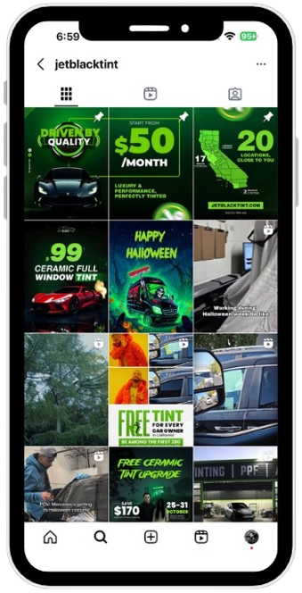 Jet Black Tint Result 2